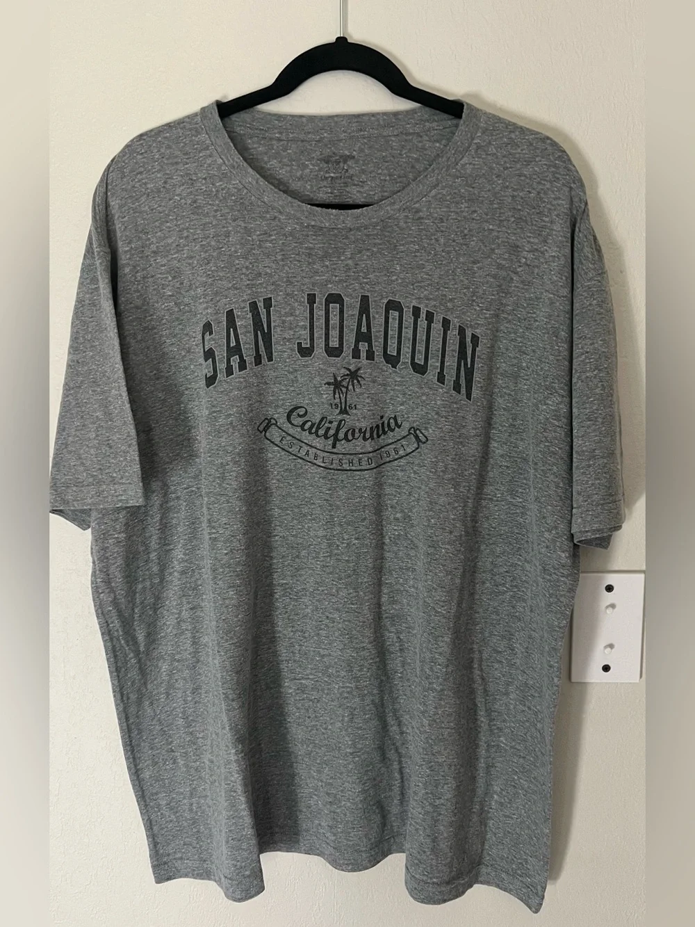 San Joaquin California Palm Tree Graphic Tee Size XL